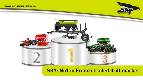 SKY: No 1 in French trailed drill market